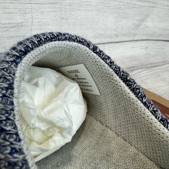 Woolloomooloo Unisex Mudgee Merino Wool Blue Multi Slip On Shoes Size 11.5/12 - Picture 10 of 12